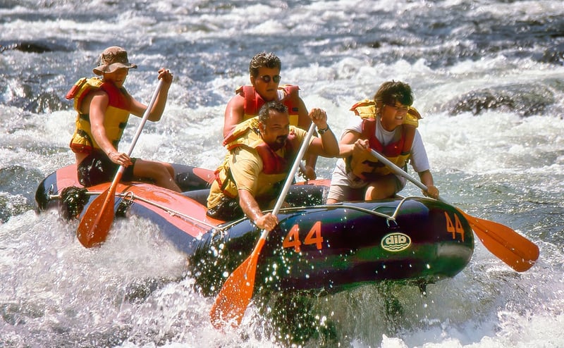 Rafting on the River